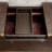 Faux Leather Upholstered Bench with Cabinet