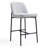 Set of 2 Necie Fabric Counter Stool with Metal Legs-628515068