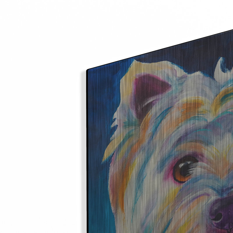 «Westie - Chispy» par Dawg Painter, H 24 po x l 24 po