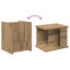 Wood Free Standing Magazine Rack-57797153
