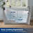 51'' Whirlpool Freestanding Bathtub Acrylic Massage Deep Soaking Tub with Bulit-in Seat