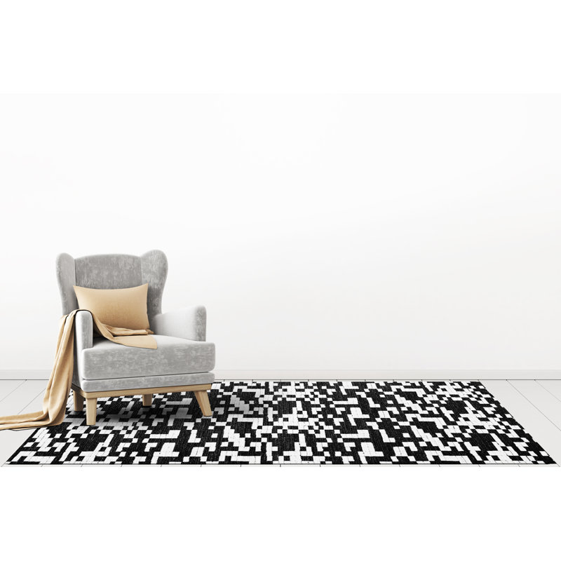 Ikin Geometric Indoor Rug, Rectangle 7'10" x 10'10"