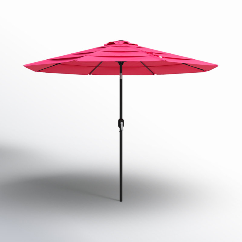 Parasol de marché 9 pi Shoreview, Rouge