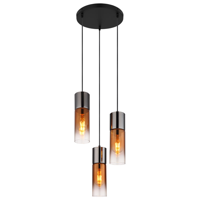 Chiho 3 - Light Matte Black Pendant