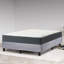 Grimes 9" Medium Firm Cooling Hybrid Innerspring Mattress w/ 13" Grey Platform Bed Frame-68976608