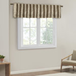 Andora Faux Silk Embroidered Single Window Valance
