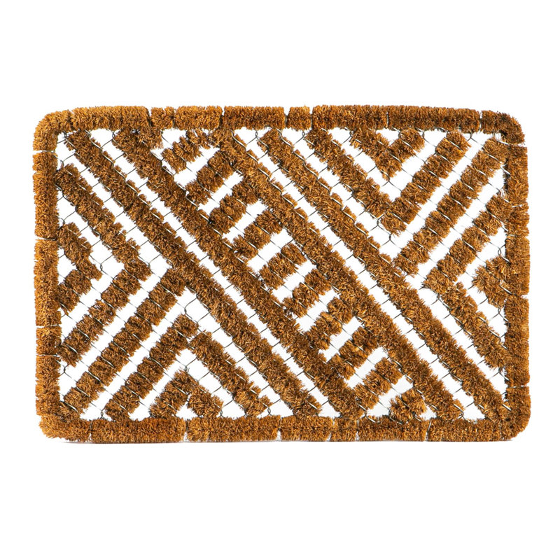 Nicola Spring - Coir Scraper Door Mat - 60 x 40cm
