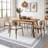 Randolph Modern Machine Washable Rug Bordered Design Non-Slip Low Pile Rubber Backing Area Rug for Living Room Bedroom Kitchen Dining Room-1788960552