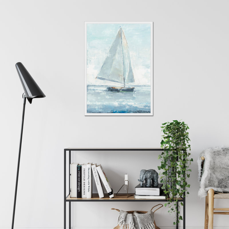 Sailor's Delight II 1 Piece Painting, 50cm H x 34cm W, White Framed Paper Print
