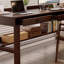 Bureau d'artisanat en bois de noyer massif-1973723673