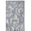 Tapis gris touffeté à la main à motif géométrique Meracia-2139515555