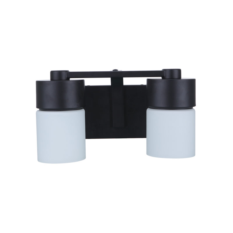 Éclairage pour meuble-lavabo à 2 lumières Amarissa, Dos plat