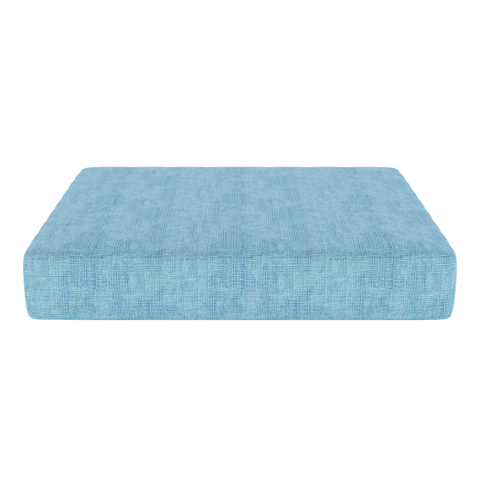 Sunbrella® Outdoor 3.5'' Ottoman Seat Cushion, Cast Horizon Sunbrella® Plainweave