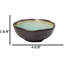 Paquet de 6 petits bols en céramique de porcelaine verte Midori Kannyu 7,5 oz