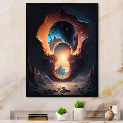 «Futuristic Landscape Galaxy III», reproduction sur toile