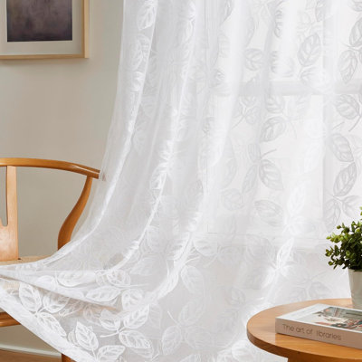 Paire de rideaux transparents Secily