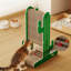 Grattoir à cactus pour chat, poteau à griffer en carton ondulé vertical, grattoir à chat durable avec base large pour chatons et chats adultes
