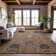 Premium Machine Washable Jamestown AMF1082 Damask Rug