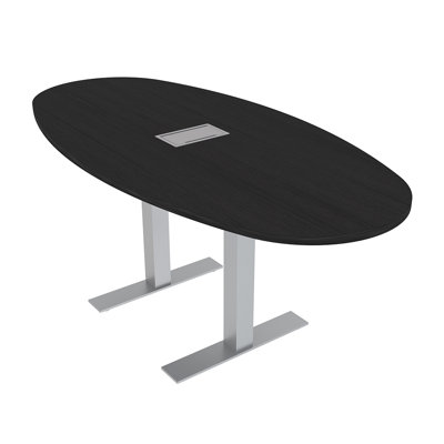 Oval Boat Conference Table With Power And Data