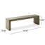 Banc en bois gris + taupe, style, largeur 15, hauteur 18, multi-usage, longue durée, assemblage inclus Facile à assembler