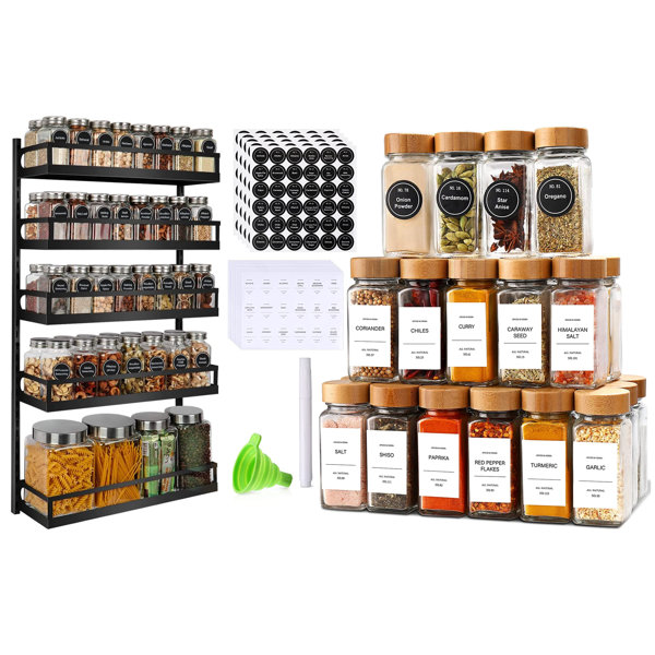 Prep & Savour Spice Jar & Rack Set | Wayfair