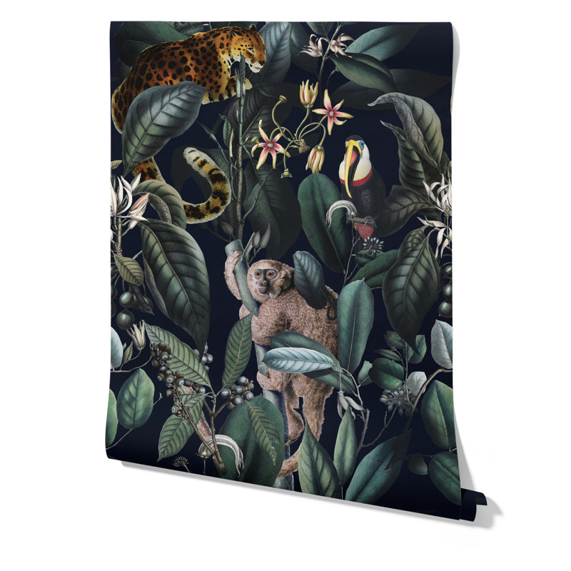 Aadan Dark Tropical Wild Jungle Wallpaper