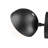 Trombetta 1 Light Wall Sconce in Matte Black-2118692298