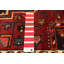 Tapis rouge Anatolian Vintage 4 pi 4 po x 7 pi 9 po