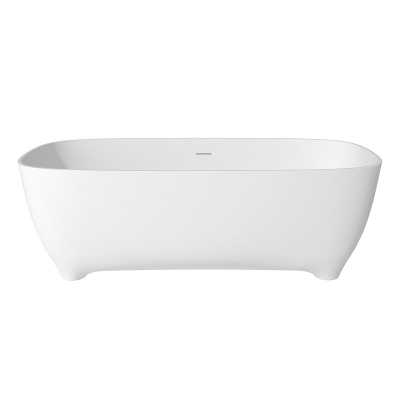Baignoire de trempage autoportante en pierre 66,93 "x 29,53" Gridley
