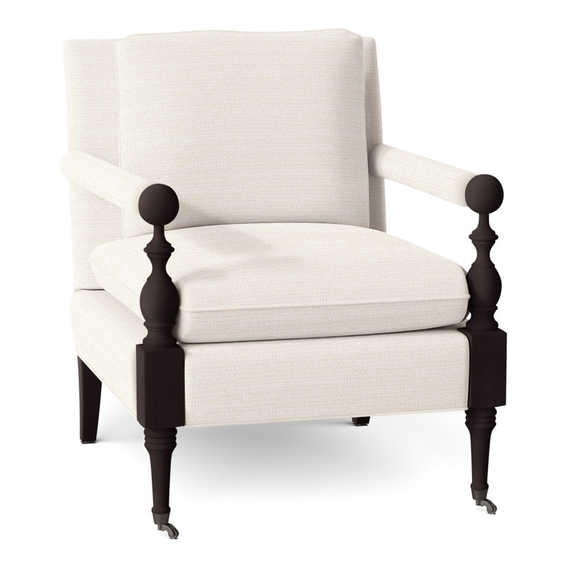 Fauteuil Leslie, Espresso, Perigold ‑ sel de mer en boucle