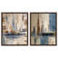«Layers of Time», ensemble de reproductions d'art encadrées par Art Remedy, cadre argenté, 36 x 45-135342075-135342059