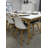 Svea Solid Wood Base Dining Table