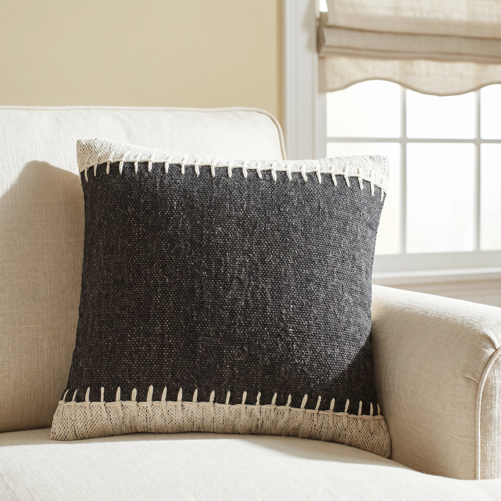 Nolea 20" x 20" Throw Pillow, Down