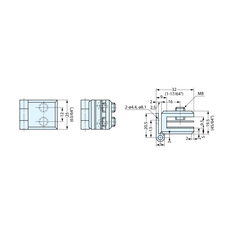 Sugatsune Extra Large Glass Door Hinge For Heavy Frameless Glass Doors