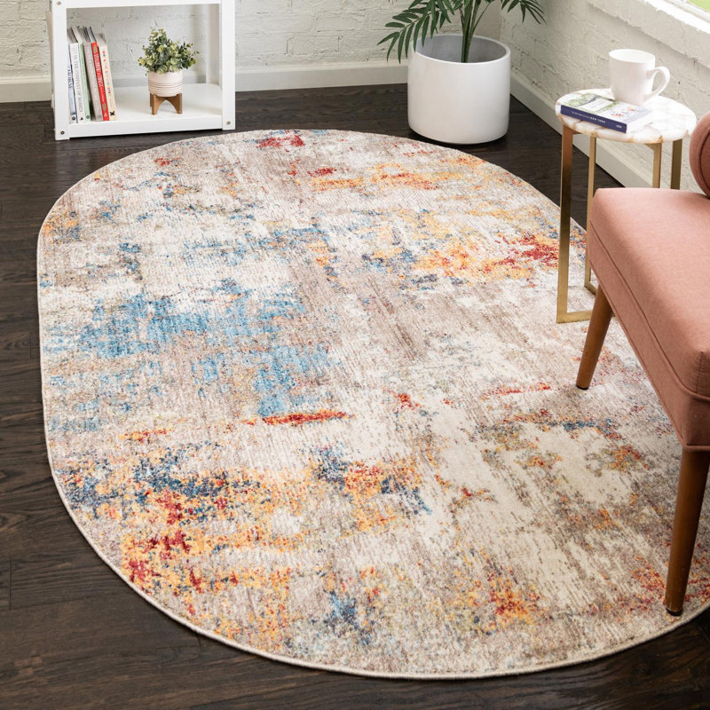 Beaulieu Abstract Indoor Rug, Octagon 7'11" x 7'11"