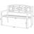 Barty Steel Outdoor Bench