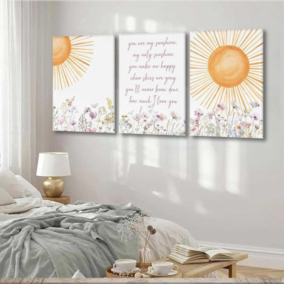 3 Piece Wrapped Canvas Print