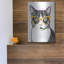 Art mural en métal Trinx «Bespectacled Pet 3» par Melissa Averinos-1833535237