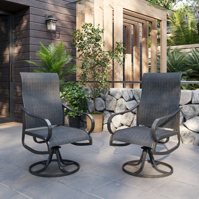 Fauteuil de patio pivotant Julessa