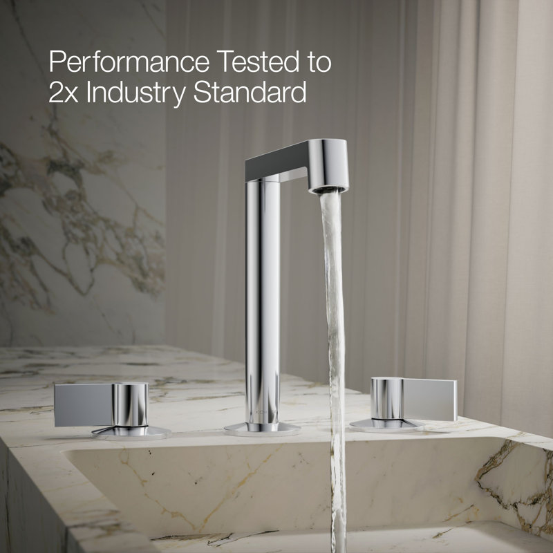 Components™ Bathroom Sink Spout with Row Design, Polished Chrome