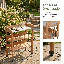 Établi de jardin compact en bois avec tablettes et crochets de rangement pour l'organisation du patio-1079644873