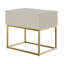 Atahan 50cm W Steel Bedside Table-481669594