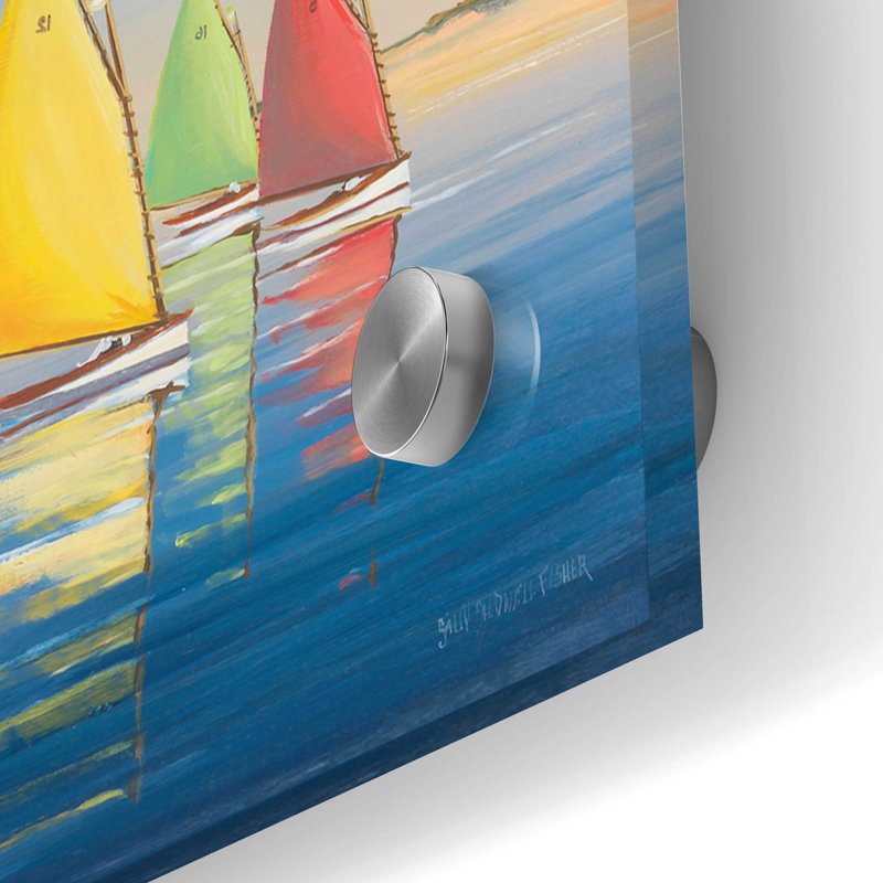«Flying Colours» par Sally Caldwell Fisher, H 12 po x l 36 po