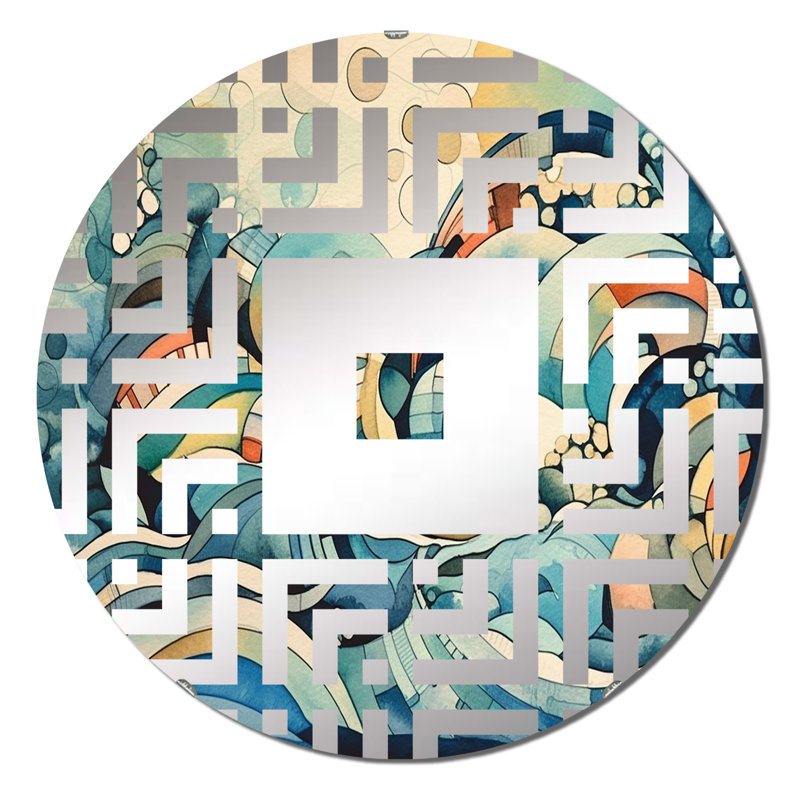 Dhahran - Miroir mural carré, 31,4 po x 31,4 po