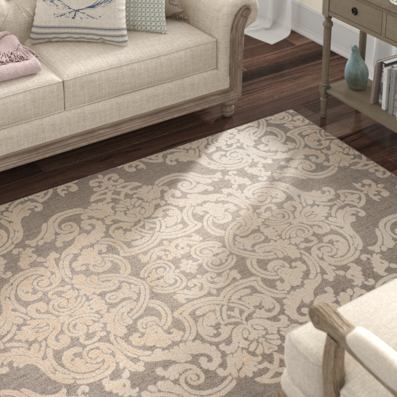 Tapis taupe Ostrom, Rectangle 4 pi x 6 pi