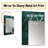 Bold Forest Landscape Path Of The Emerald River IV - Forest Decorative Wall Mirror, Traditional Mirror, Printed Metal Art-1716656290