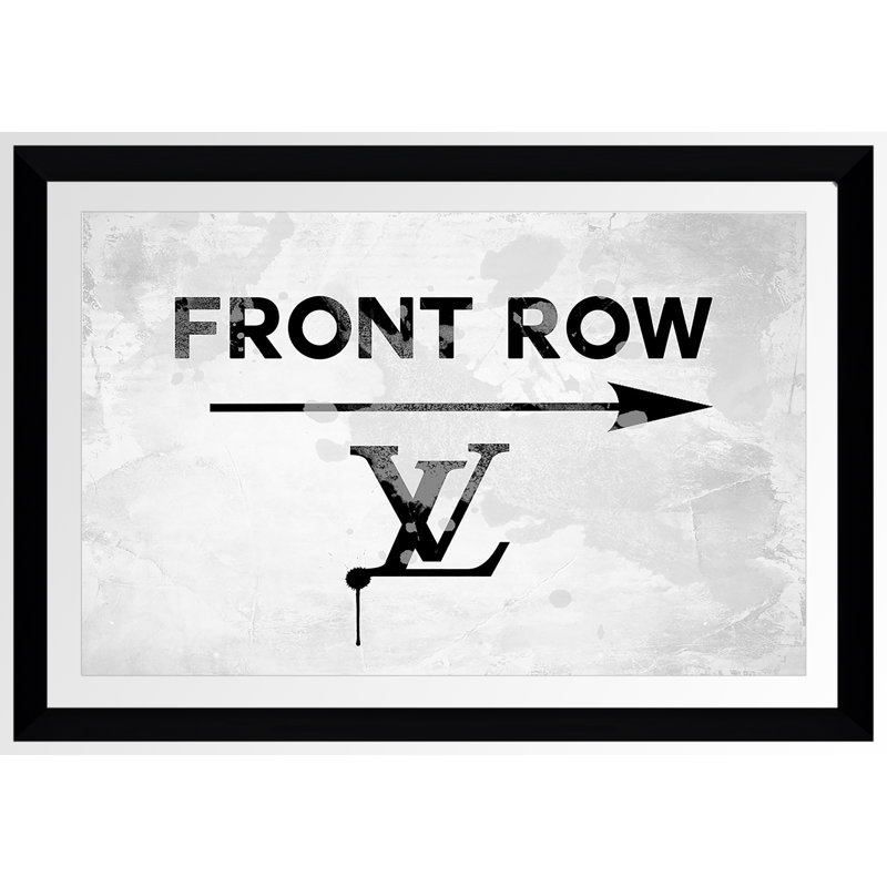 " Front Row Lv ", 27.5" H x 39.5" W, Paper Framed