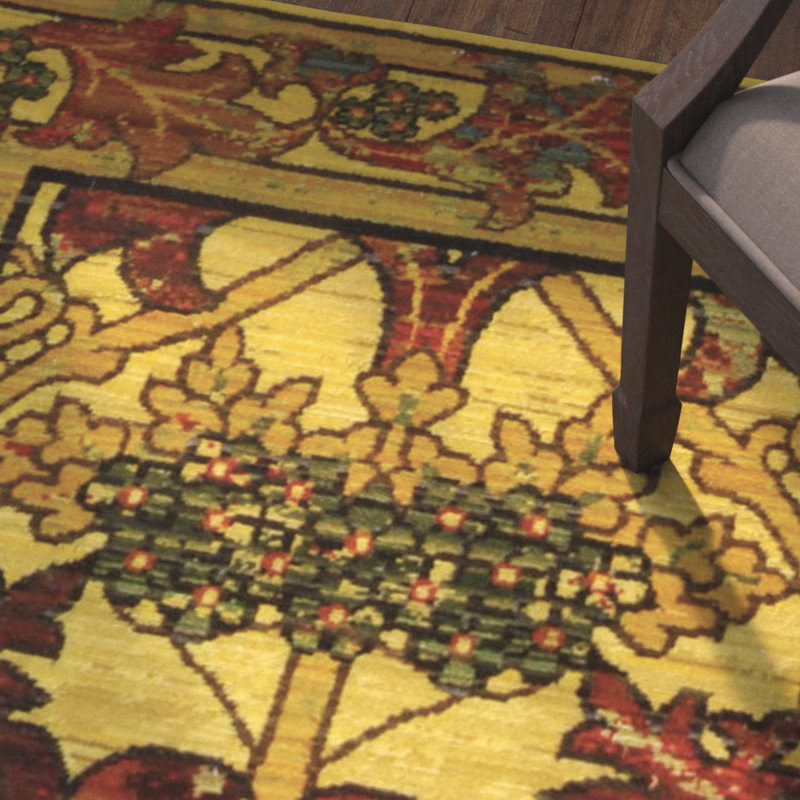 Tapis vitrail Kojo, Rectangle : 5 pi 6 po x 8 pi