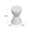 Table de bout à tambour réversible Durant avec rangement - Sans assemblage Table d'appoint légère pour l'intérieur et l'extérieur-271052801