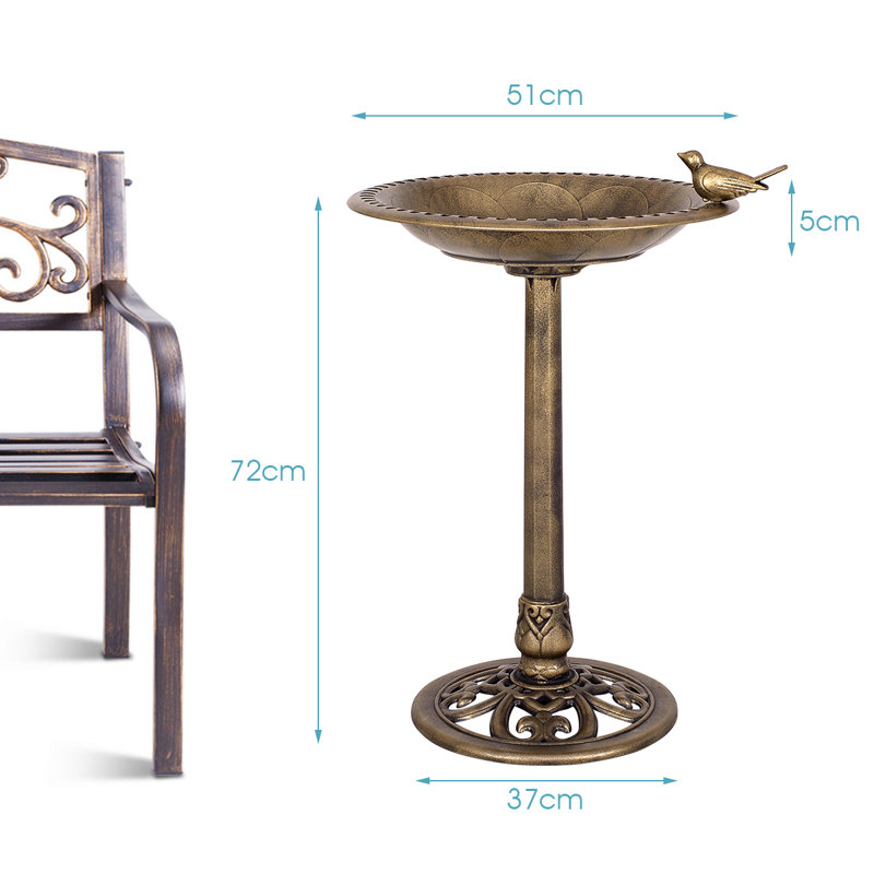 Hellman Freestanding Tray Bird Feeder